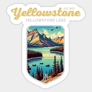 USA - NATIONAL PARK - YELLOWSTONE - Yellowstone Lake - 15 Sticker